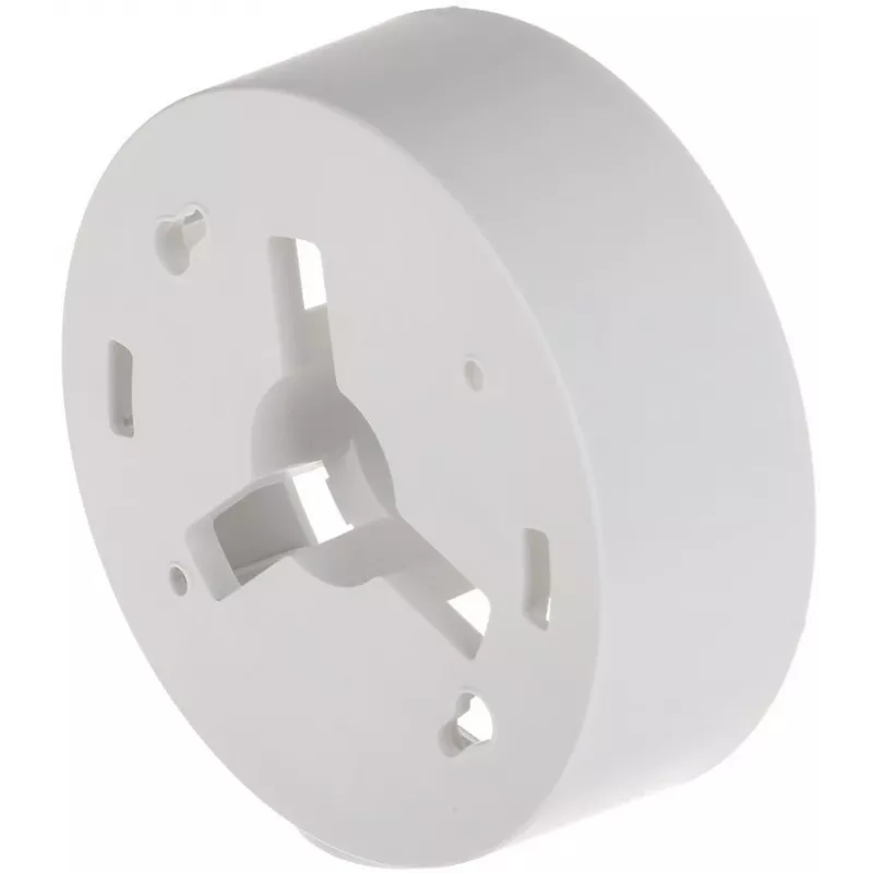 Anschlussdose Hikvision DS-1280ZJ-PT3 – weiß, Universalhalterung, Ø12 cm, Höhe 40,5 mm, max. Belastung 2 kg