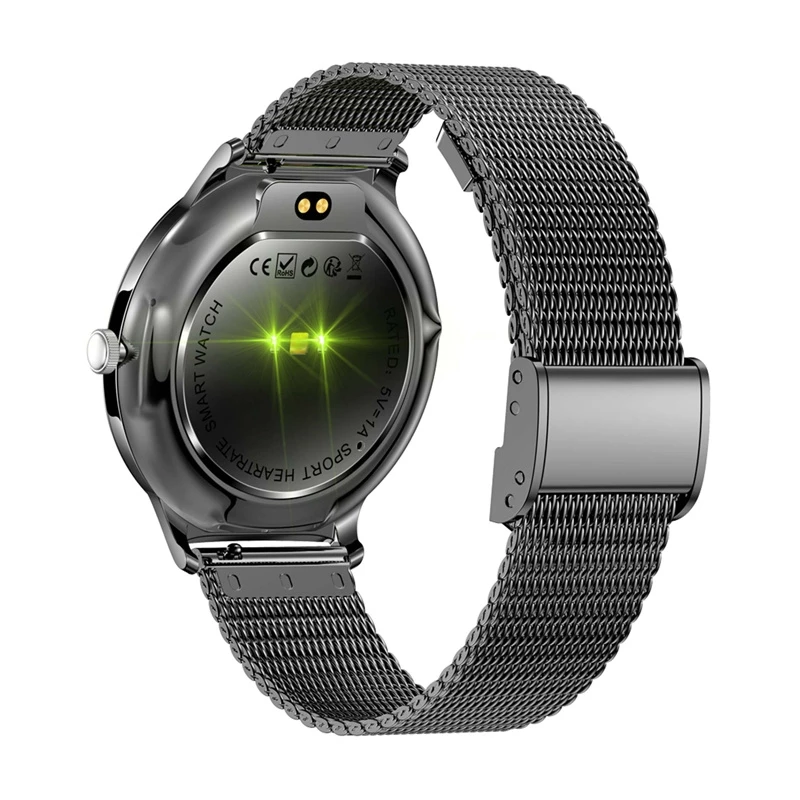 Smartwatch Colmi V89 Steel Schwarz mit Herzfrequenzmesser, wasserdicht