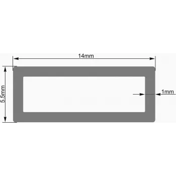 EUROLITE Empty-Tube 14x5,5mm klar LED Strip 2m (51202702)
