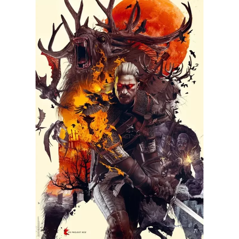Good Loot Gaming Puzzle: The Witcher Monsters, 1000 Teile