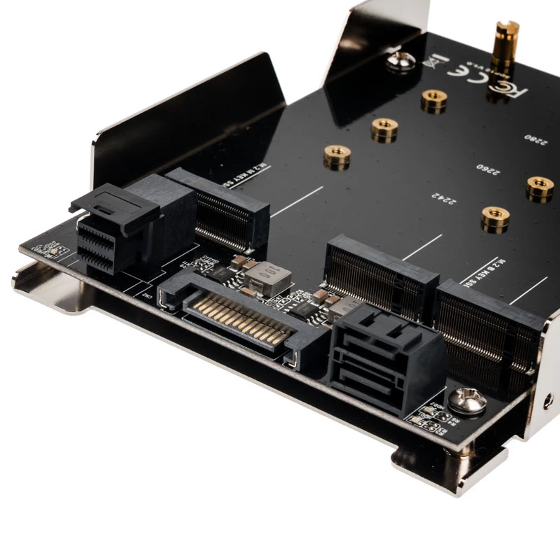 HDD/SSD-Gehäuse SilverStone SST-SDP12 — interner Montagehalterungsadapter für 3,5-Zoll-/2,5-Zoll-Laufwerke