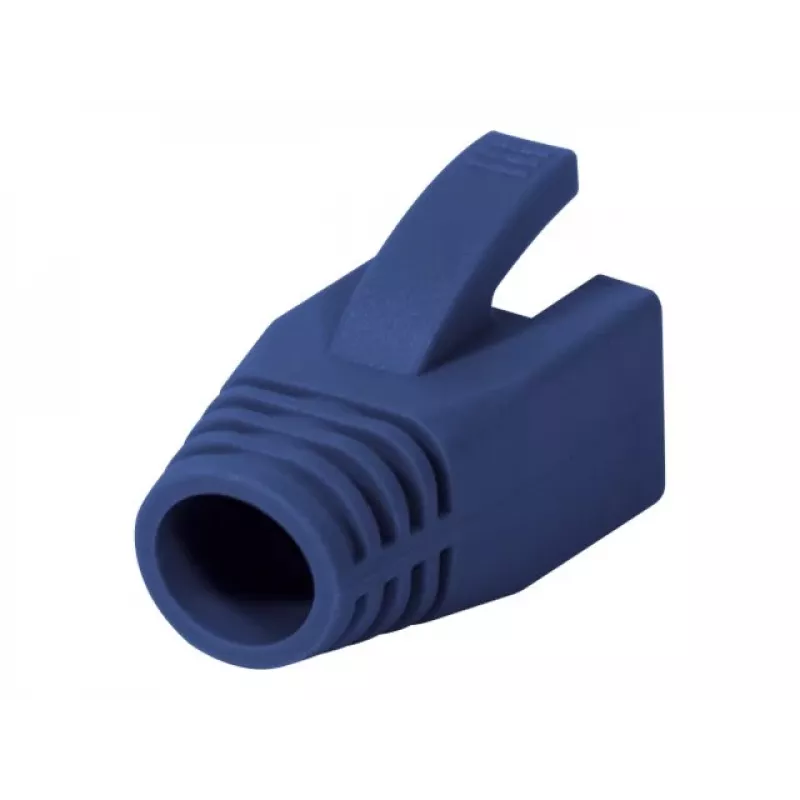 Logilink | RJ45-Stecker-Zugentlastungstülle, 8,0 mm (50 Stk.) | MP0035B | Blau