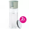 Wiederverwendbare Trinkflasche BRITA Fill&Go Vital 600 ml mit integriertem MicroDisc-Filter, Grün