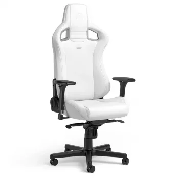 Universeller Gaming-Stuhl noblechairs NBL-EPC-PU-WED — gepolsterte Sitzfläche, 120 kg maximal, Höhe 129,5–139,5 cm, Tiefe 565 mm