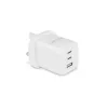 Dicota Netzteil - kompakt, GaN - 65 Watt - 5 A - PD 3.0 - 3 Ausgangsanschlüsse (2 x USB-C, USB)