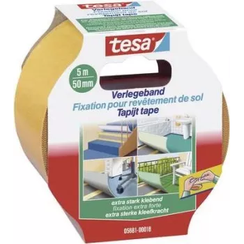 Montageband Tesa 5681, 5 m Länge, 50 mm Breite, braun/weiß