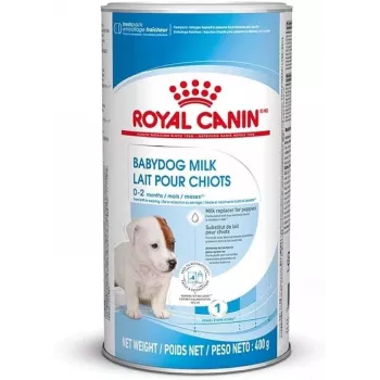 Milchpulver für Welpen Royal Canin Babydog Milk 400 g — Geflügelgeschmack, 33% Protein, 39% Fett, Vitamine und Mineralstoffe