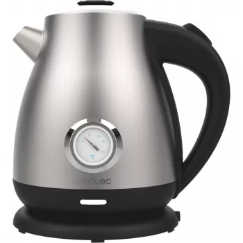 Cecotec Thermosense 620 Retro Steel Elektrischer Wasserkocher 1,7 l 2200 W Edelstahl