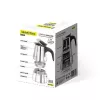 Moka pot Maestro MR-1660-9, Herdkaffeemaschine für 6 Tassen, schwarz