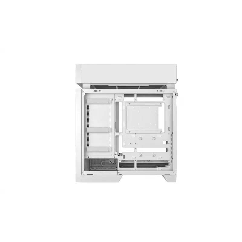 PC-Gehäuse DeepCool CL660 WH Weiß — ATX/Micro-ATX/Mini-ITX, gehärtetes Glas, unterstützt ATX/PS2/SFX/SFX‑L Netzteile