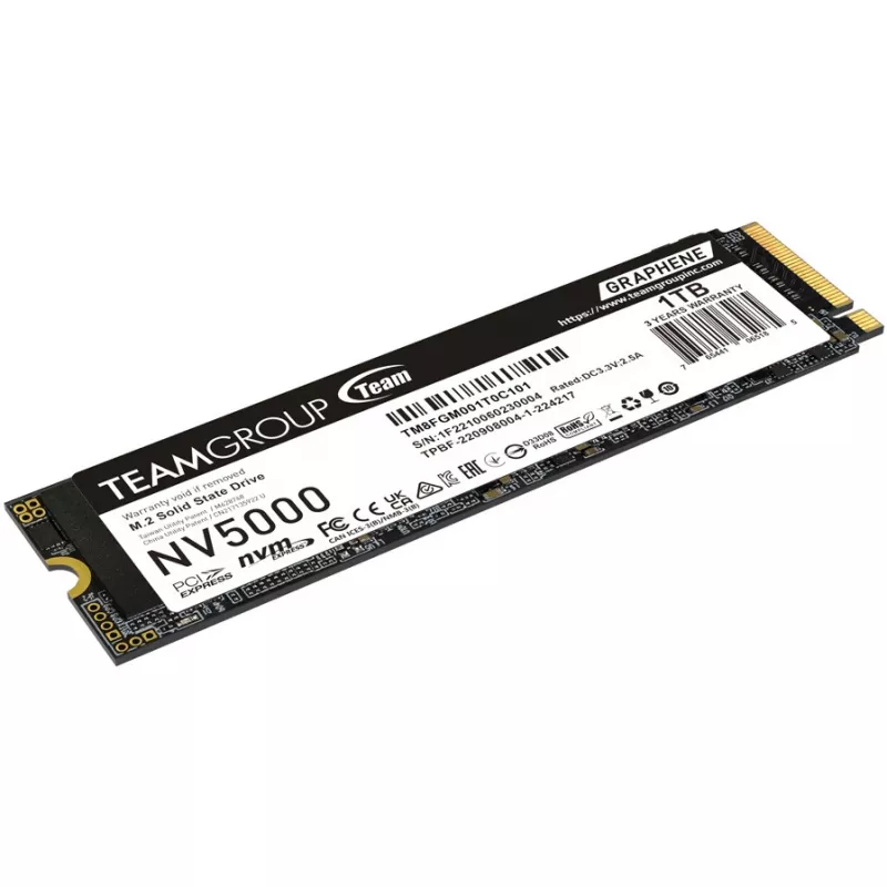 SSD-Festplatte Team Group 1TB M.2 NVMe PCIe 4.0 TM8FGM001T0C101