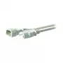 EFB-Elektronik IEC-Verlängerungskabel C14 180° - C13 180°, Grau, 3,0 m, 3 x 1,00 mm² Hersteller: EFB Elektronik (EK507.3)