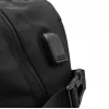 Rucksack White Shark VOYAGER GBP-012 — schwarz, strapazierfähiges wasserabweisendes Design