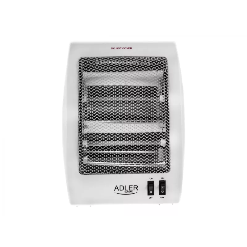 Adler | Heizgerät | AD 7709 | Halogen-Heizgerät | 800 W | Anzahl der Leistungsstufen 2 | Weiß
