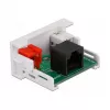 DeLOCK Easy 45 Modul 2 x Cinch-Buchse auf RJ45-Buchse 22,5 x 45 mm