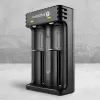 Batterieladegerät everActive LC200 Haushalt USB, 2-Schacht, Li-Ion, unterstützt A/AA/AAA/AAAA/C/D, 5 V Eingang, 4,2 V Ausgang, schwarz