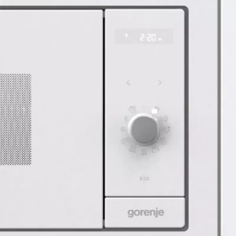 Gorenje BM235G1SYW Weiße Kombi-Mikrowelle Einbau 23 L 900 W