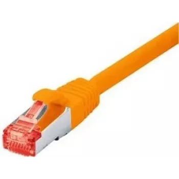 Tecline exertis Connect - Patchkabel - RJ-45 (M) zu RJ-45 (M) - 25 m - SSTP-Kabel - CAT 6 - halogenfrei - orange (71525A)