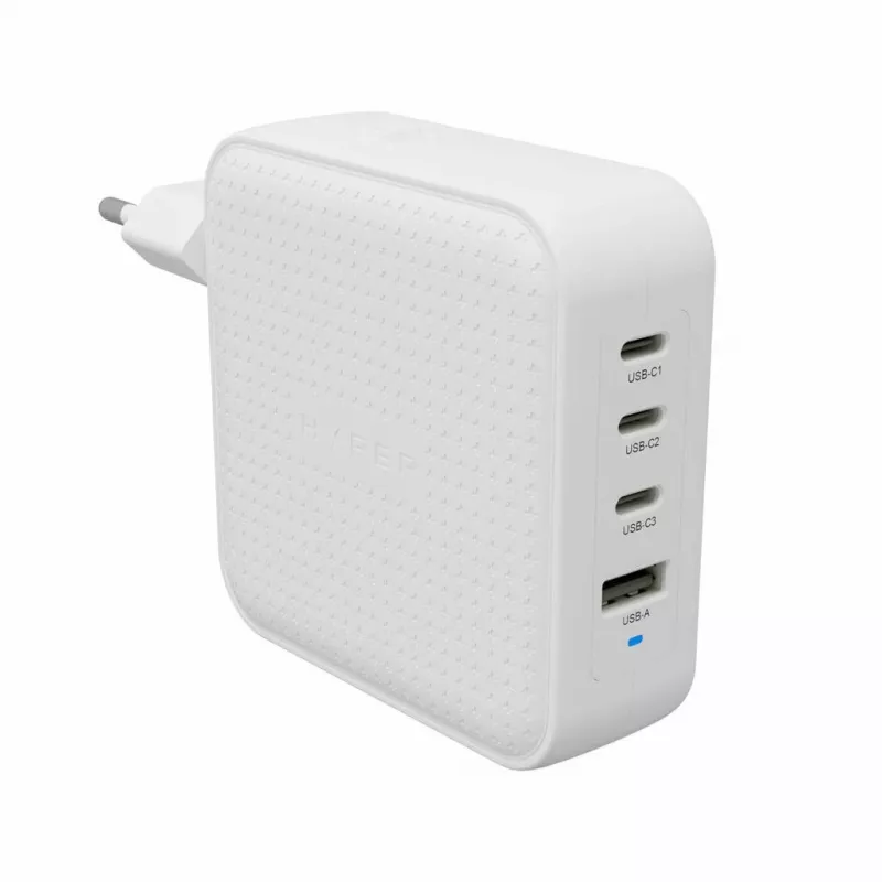 Hyper HyperJuice 100W USB-C GaN Travel Charger 3C+1A - Weiß (HJ1002WHWWGL)