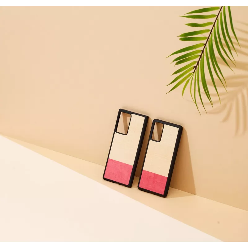 Handyhülle Man and Wood Galaxy Note 20 — miss match Schwarz