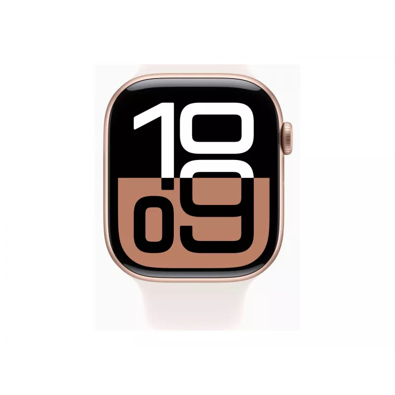 Apple Watch S10 Aluminium Cellular 46mm Rosegold (Sportarmband blassrosa) M/L