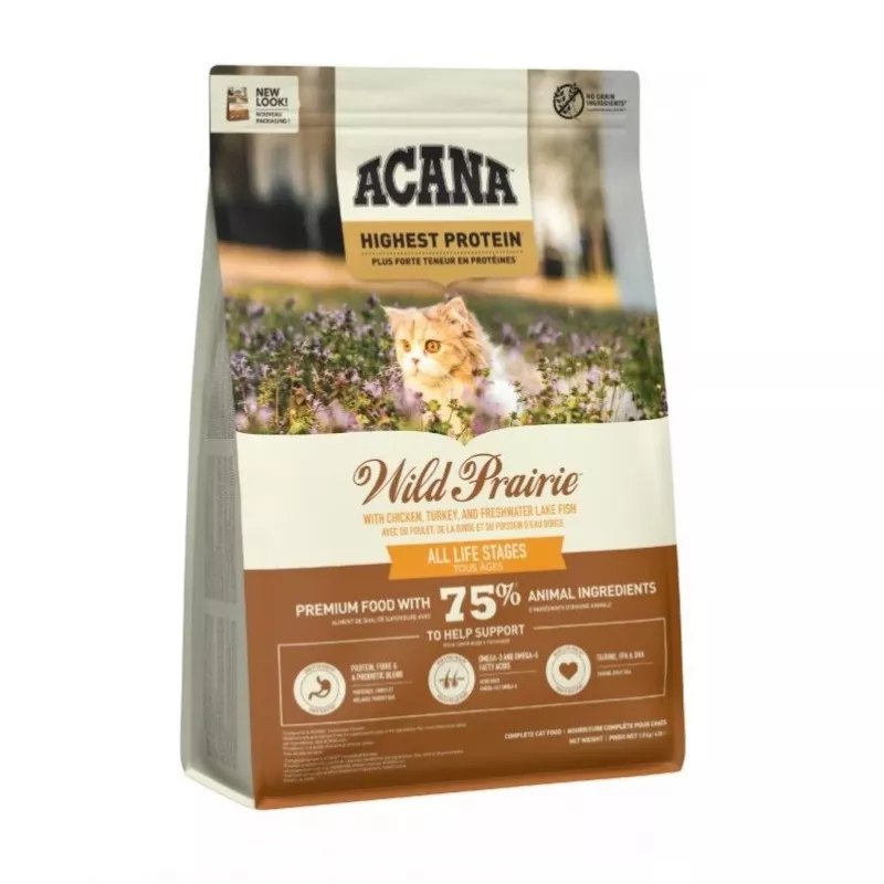 ACANA Wild Prairie Cat - Trockenfutter für Katzen - 1,8kg
