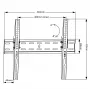 MACLEAN BRACKETS MC-862 Original Extra Stabil Verstellbar Einfache Montage TV-Halterung 26-55 40kg Universal Schwarz max Vesa 400x400