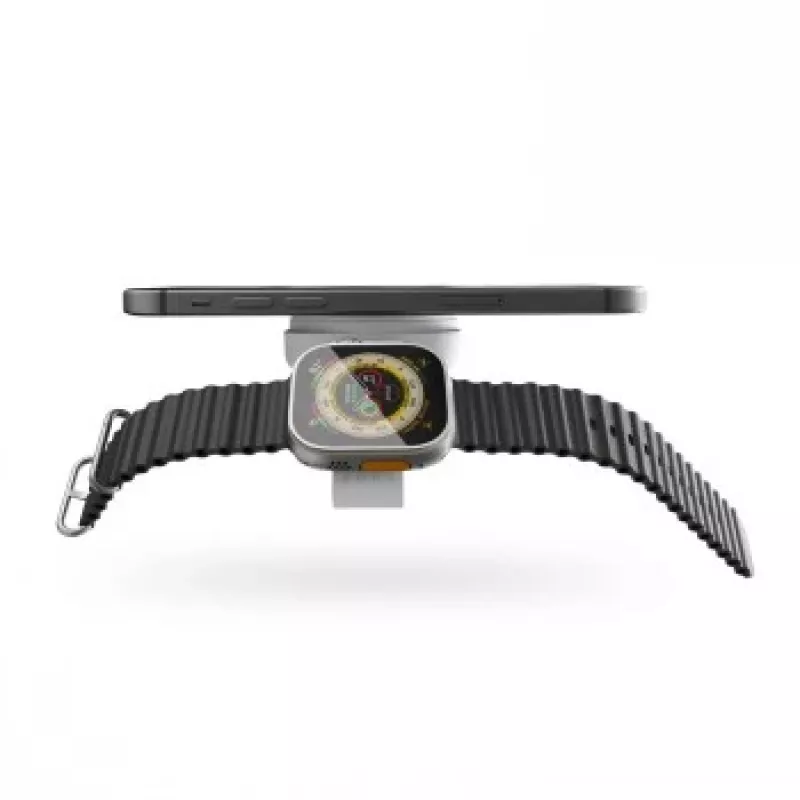 ZENS 2-IN-1 MAGSAFE + WATCH TRAVEL CHARGER WEISS