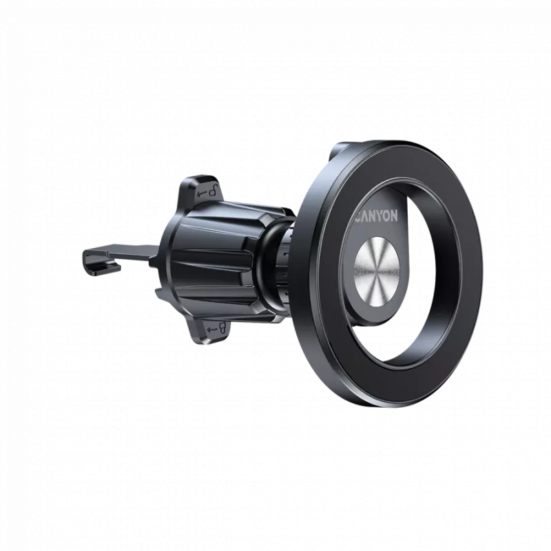 CANYON Magnetische Auto-Halterung OnGrip 12 Saugnapf + Lüftung Schwarz