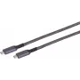 USB-Kabel S/CONN 14-75007 USB 3.2 Gen 2 2m USB C Schwarz Weiß