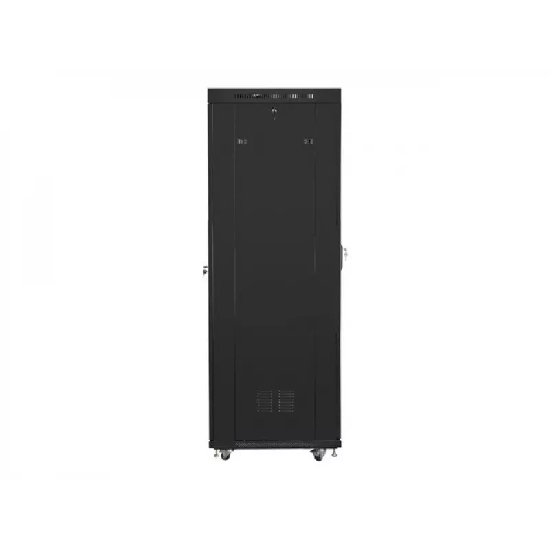 Rackschrank LANBERG FF01-6842-23BL 42U freistehend, 2127,5×600×800 mm, IP20, Schlüsselschloss, Laufrollen