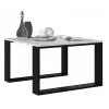 MODERN MINI table 67x67x40 cm Weiß/Schwarz