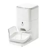 Automatischer Futter- und Wasserspender Catlink Fresh 2 Luxury — ABS-Gehäuse, 4 l Trockenfutterkapazität, Netz-/Batteriebetrieb, universell für Hunde und Katzen, weiß