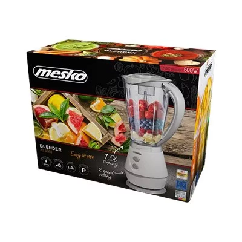 Mesko MS 4060g Standmixer 1 L Tischmixer 500 W Grau