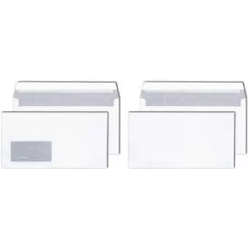 Briefumschlag MAILmedia 125 x 235 mm weiß mit Fenster