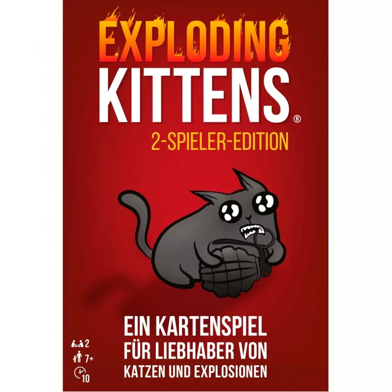 Exploding Kittens - 2-Spieler-Edition, Kartenspiel