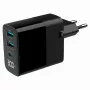 Gembird TA-UC-PDQC30LCD-BK-02 Ladegerät für Mobilgeräte Universal Schwarz AC Schnellladung Innenbereich