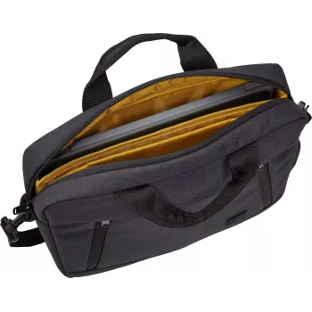 Case Logic Huxton | Passend für Laptops bis 13,3 Zoll | Laptop-Aktentasche | Schwarz | Schultergurt