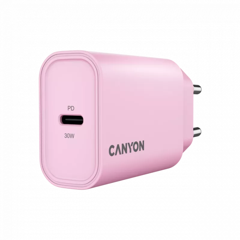 CANYON Ladegerät OnCharge 30CL Max Power 30W 1xPD EU Pink