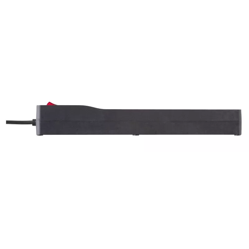 Stromverlängerung Lestar 3 m innen schwarz mit Ein-/Ausschalter und Kontrollleuchte, 230 V AC, 10 A