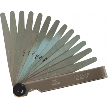 Fühlerlehre c.k tools T3527M 413 — 27-teiliger Fühlerlehrensatz aus Edelstahl