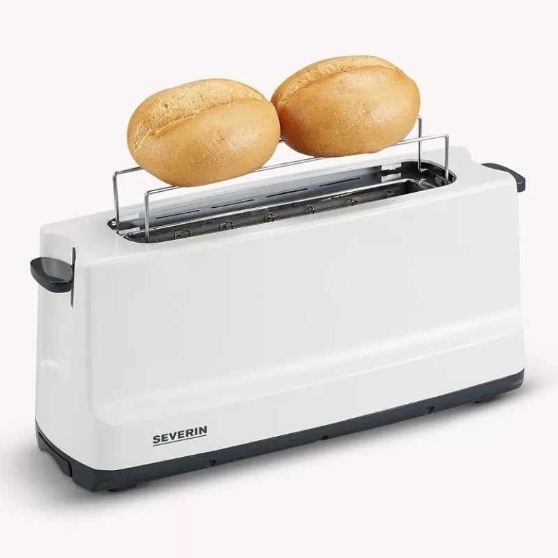 Severin AT 2232 Toaster 2 Scheiben 800 W Grau, Weiß