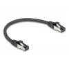 Netzwerkkabel DeLOCK 80566 RJ-45 Cat8.1 0,25 m Schwarz