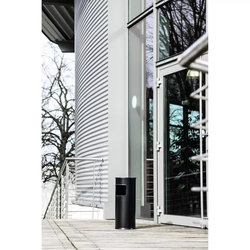 Abfalleimer Durable 333023 17 L rund Metall Silber