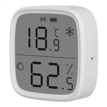 Sonoff ZigBee Innen-Temperatur- & Feuchtigkeitssensor SNZB-02D Kabellos Batterie CR2450