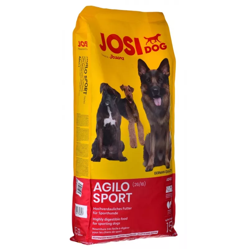 JOSERA JosiDog Agilo Sport - Trockenfutter für Hunde - 15 kg