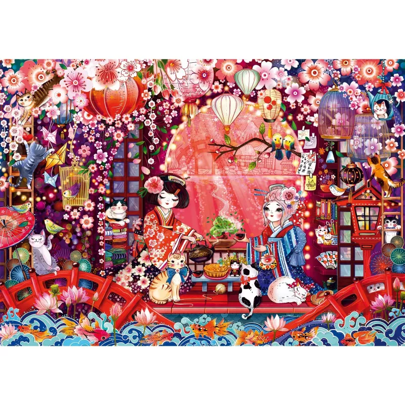Japanische Teezeremonie, Puzzle 500 Teile