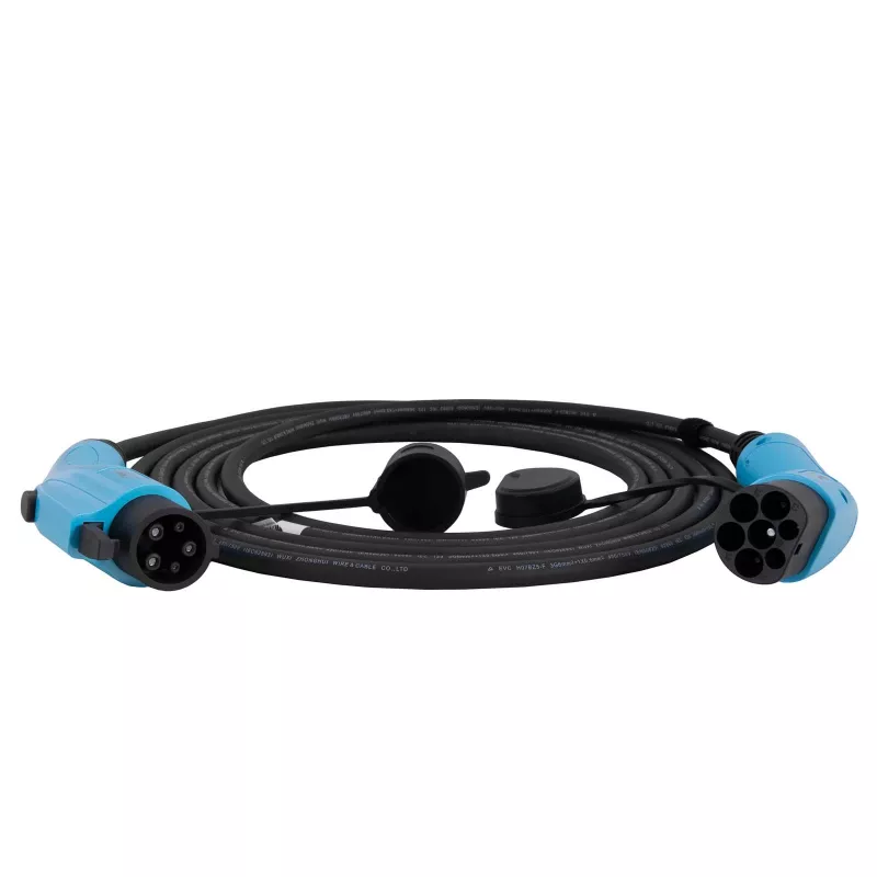 Akyga AK-EC-08 EV-Ladekabel Typ 2 auf Typ 1, einphasig, 32 A, 7,2 kW, 6 m