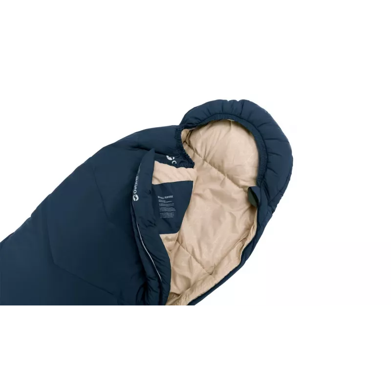 Schlafsack Outwell Kinder Mumienform Polyester Blau — 1700 mm Länge, 630 mm Breite, für Nutzer bis 150 cm