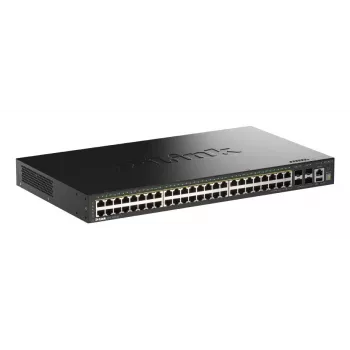 D-Link 52-Port Gigabit Stackable PoE+ Smart Managed Switch mit 4 x 10G SFP+ Ports